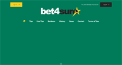 Desktop Screenshot of bet4sure.com